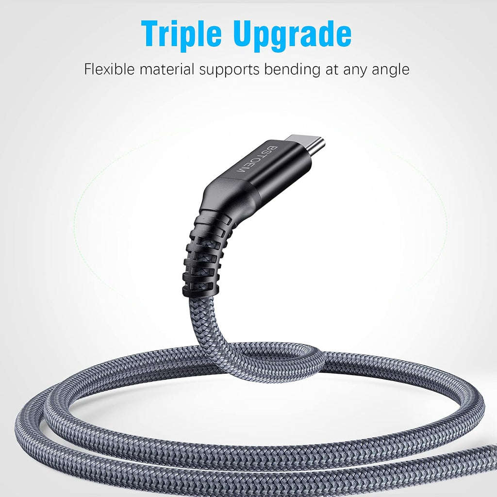 USB A to USB C Cable 10 ft,Type C Charger Cord Fast Charging 10FT 2Pack,for Samsung Galaxy S10/S9/S8/s7/ Note/9/8 for Kindle Fire for iPhone 15/16 Series USBC Phone