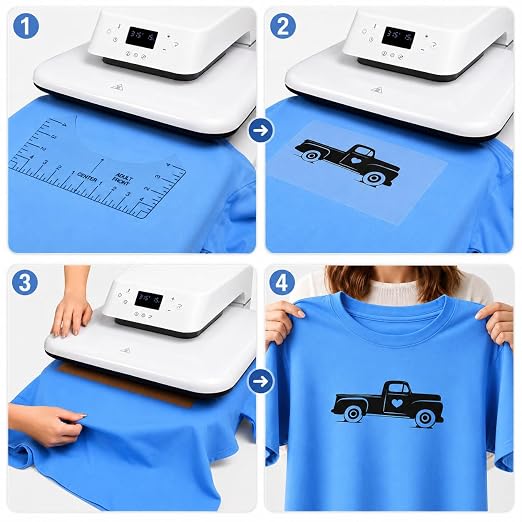 12Pcs Tshirt Ruler Guide for Vinyl Alignment, T Shirt Rulers to Center Designs - Image 9