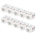 Cable Matters 10-Pack 10Gbps Cat6 Keystone Jacks, RJ45 Keystone Jack, Ethernet by CableMatters