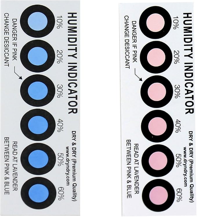 Premium Humidity Indicator Cards 20 Pack by DryDry