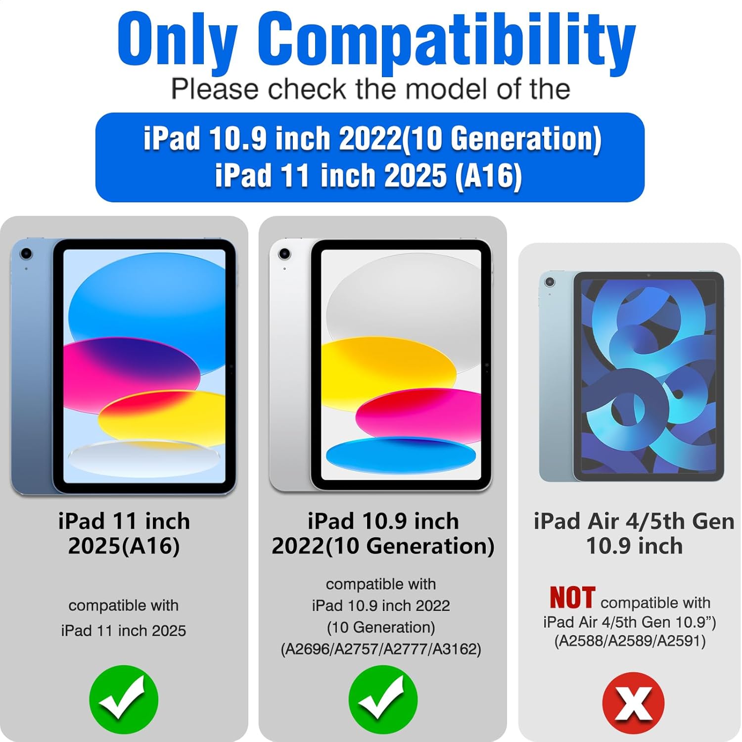 Nillkin for iPad 10th Generation Case with Keyboard & iPad 11th (A16, 2025), Magic-Style Magnetic Detachable Backlit Keyboard Case with Camera Cover and Multi-Touch Trackpad for 10th Generation