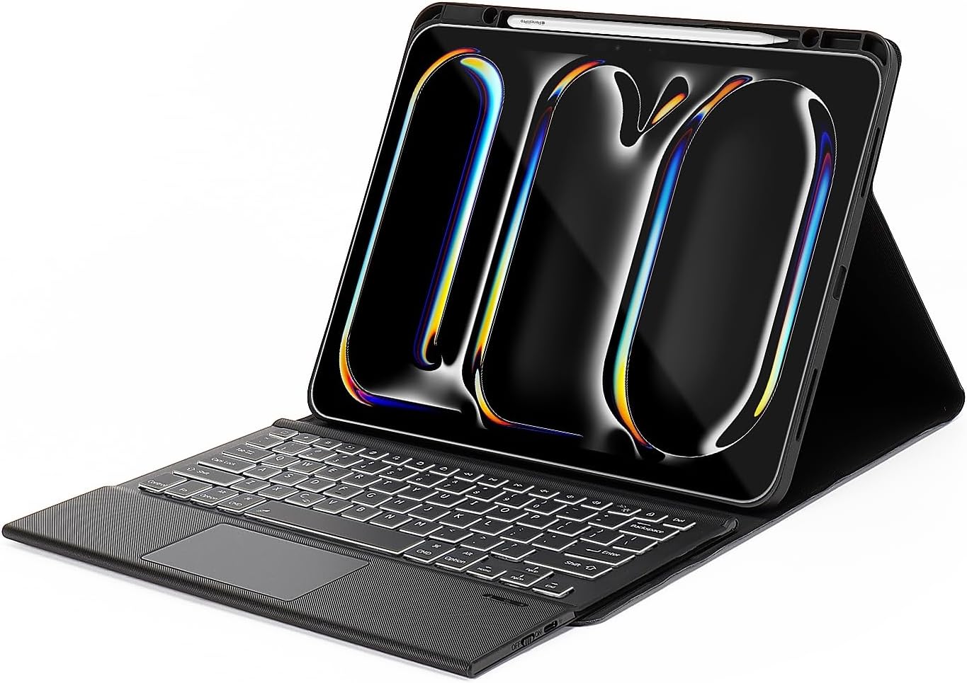 Sahara - Navigate Series Keyboard Case with Track Pad for iPad Pro (M4) 13" 2024, Black, (TB00388)