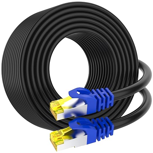 Cat 8 Ethernet Cable 45 ft, Heavy Duty High Speed Network Internet Cable by AoforzTech