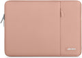 MOSISO Laptop Case 15 inch, 15 inch Laptop Sleeve Compatible with MacBook Air 15 M4 A3241 M3 A3114 M2 A2941 2025 2024 2023,Dell XPS 15,Polyester Vertical Computer Sleeve Bag with Pocket, Salmon Pink