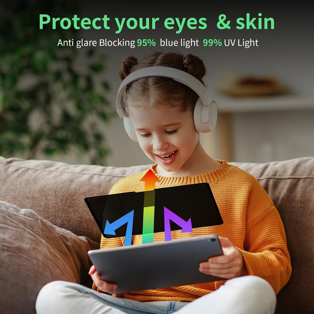 Nano Privacy Screen Protector Compatible with iPad Pro 13 2024 7th Gen (A2925, A2926) Anti-Glare Blue Light Film Anti-Spy Filter, Bubble-Free Shield Easy Install Guard Removable Cover