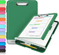 Sooez Clipboard with Storage, Clip Board 8.5 x 11 with Pen Holder, Plastic by Sooez
