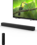Philips B4000 Soundbar for TV, 2.0 Channel Sound, BT LE Audio, Easy Setup, EasyLINK, Roku TV Ready, Remote Control