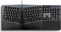 Perixx PERIBOARD-535RD Wired Ergonomic Mechanical Split Keyboard - Low-Profile Red Linear Switches - Programmable Feature with Macro Keys - Compatible with Windows and Mac OS X - US English, Black