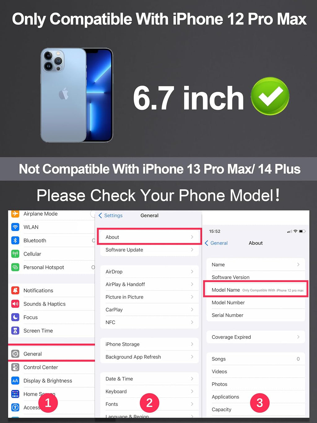 2 Pack Matte Screen Protector for iPhone 12 Pro Max 6.7 inch, Anti Fingerprint Anti-Glare Screen Protector Tempered Glass Easy Installation