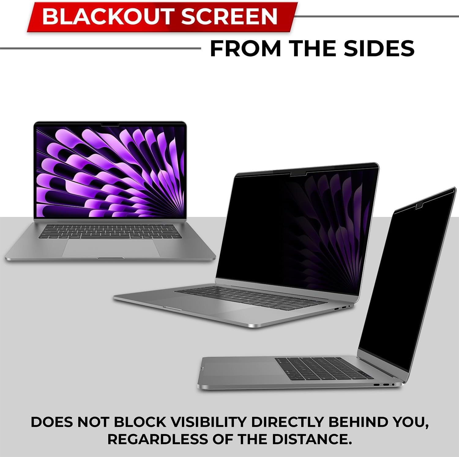 Magnetic Privacy Screen for MacBook Air 15 Inch (2023-2025, M2, M3, M4) Removable Laptop Privacy Filter Shield and Protector