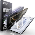 SMARTDEVIL 3 Pack Screen Protector for iPhone 16 Pro Max, Bubble-and-Dust-Free Box, HD Tempered Glass, Military Grade Shatterproof & Ultra Durable, Easy Installation