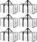 6 Pack Extra Heavy Duty Large Moving Bags by Fygrip