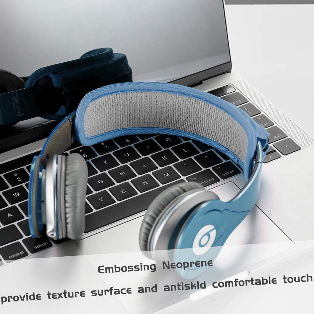 TXEsign Universal Replacement Headband Cushion Pad Cover Protector Compatible with ATH M50X, QC 35i/35ii, QC25, Solo 2/Solo 3, Studio 2/3 Headphones (Blue)