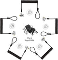 5Pack Single Package keyed Alike Security Hardware Cable Lock Kit Laptop Lock 5Keys 6.2Ft for Monitors, Laptops, MacBooks, Tablets, iPad,Mac mini (5PCS keyed Alike)