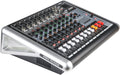 Mixers Audio 8 Channel Mixer Power Mixer Amplifier 2 * 300 Watt Output Dj Mixer Board with 16 Kinds of DSP Reverb Sound Mixers for Speakers