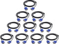 VGA to VGA Monitor Cable 15 Pin Male to Male Computer Cord Support 1080P Full HD for Laptop TV Projector - 6 Feet(10 Pack)