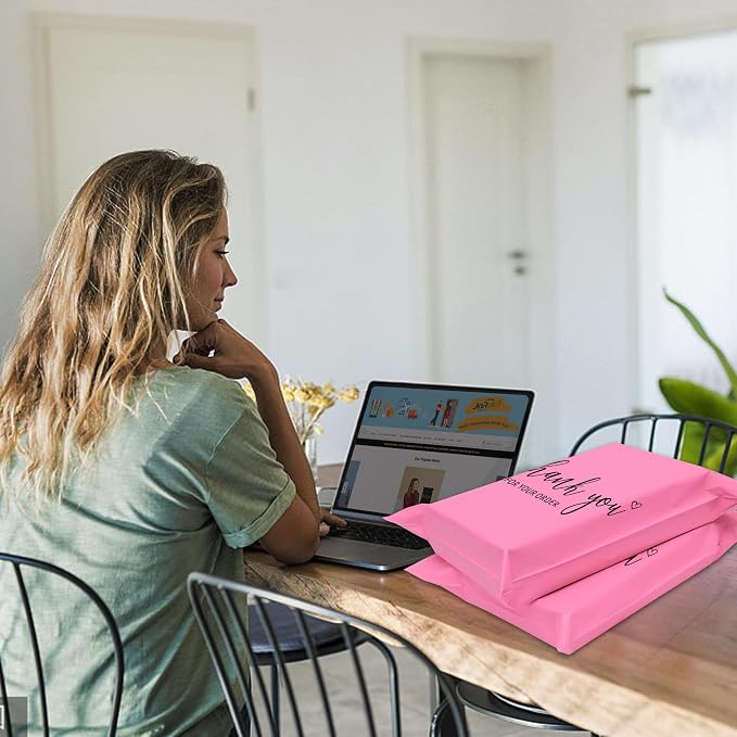 JinRuiKJ Thank You Poly Mailer 10x13 Inch 25 PCS, Shipping Bags - Image 6