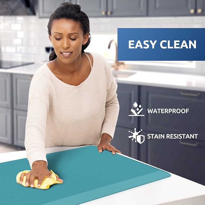 KitchenClouds Kitchen Mat Cushioned Anti Fatigue Kitchen Rug 17.3"x60" - Image 3