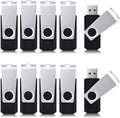 Aiibe 64GB USB Flash Drive 50 Pack - Bulk Thumb Drives, Memory Stick, Zip Drive Multipack, Black