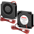 Wathai DC 4010 Blower Fan 24V Duall Ball High Speed with 1000mm/ 3.3 ft Wires 40mm x 10mm 24 Volt DC Brushless Radial Turbo Fans for Ender 3 Fan Upgrade Extruder Hot End Cooling 2 Pack