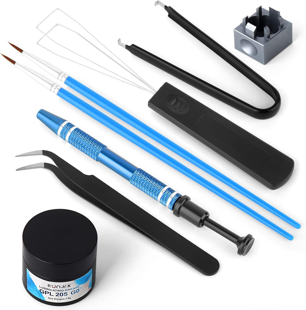 YIMAGUJRX RUNJRX Keyboard Switch Lube Kit GPL 205G0 0.53oz/15g, Switch Opener for Cherry MX TTC Holy Pandas Switch,Switch Lube Tools for Gaming Keyboard