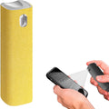 Mini Screen Cleaner Spray – Finger Proof Screen Cleaner for Smartphones, iPads, MacBooks, Laptops, Car Screens, Touchscreens – 3in1 Mist Cleaner, Microfiber Cloth and Protective Cover -Yellow