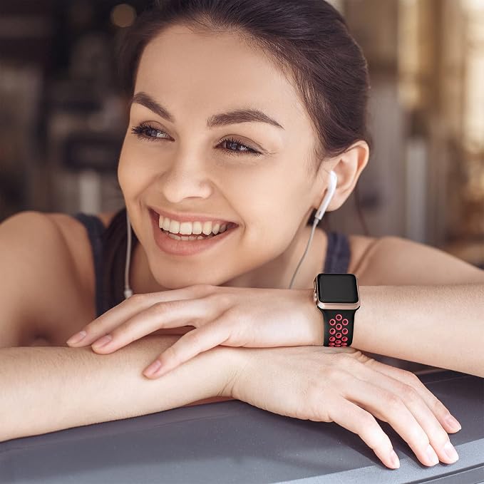 Lerobo Bands Compatible with Apple Watch Band 40mm 41mm 38mm 42mm, Cute - Image 3