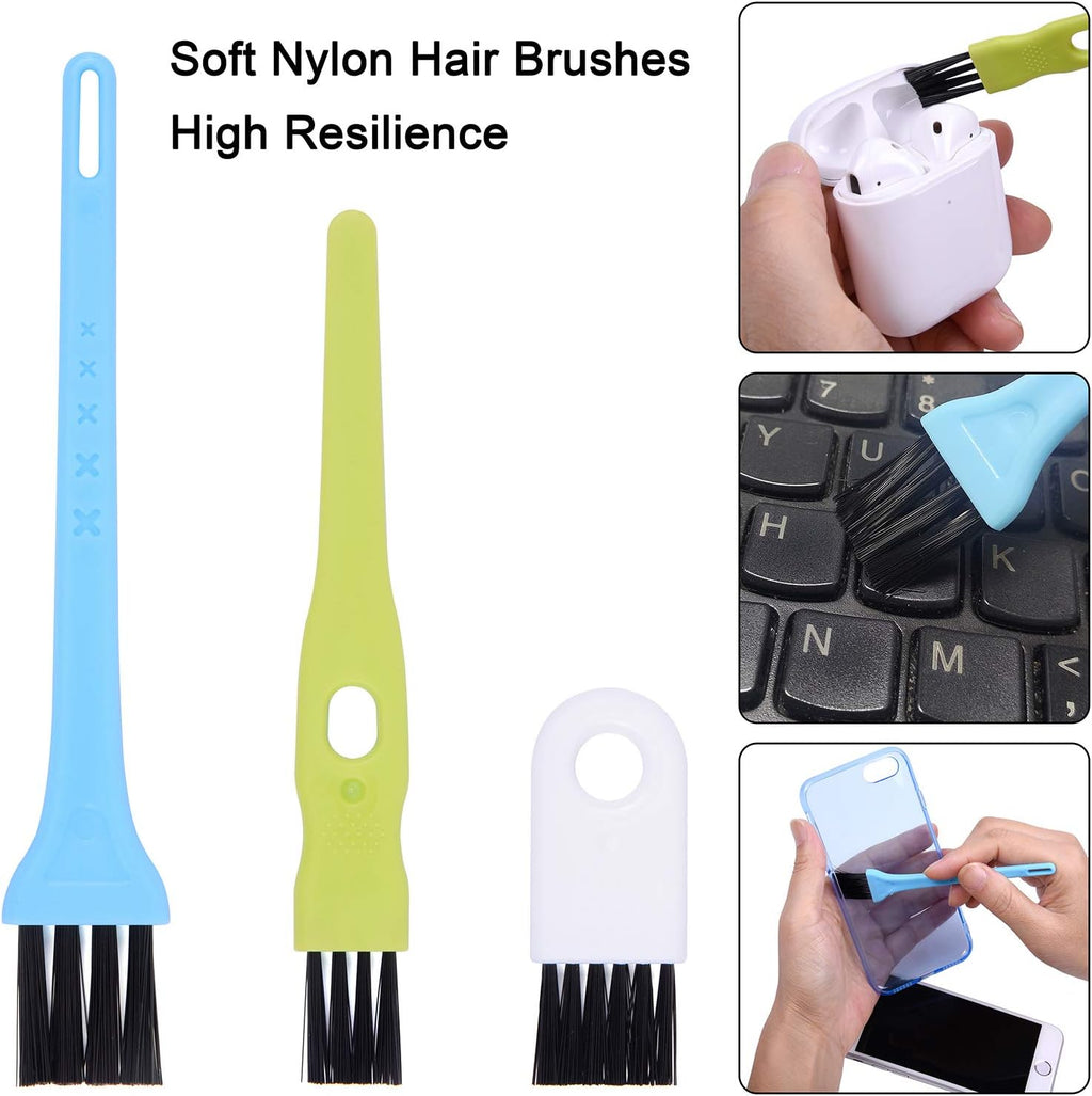 45 Pcs Cell Phone Cleaning Kit, Wisdompro USB Charging Port Cleaner and Headphone Jack Brush Tool Set Compatible with iPhone, iPad, Airpod, Laptop and Other Electronics