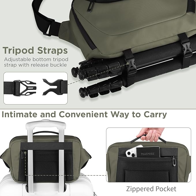 TAAOKA Camera Sling Bag, Travel Waterproof Camera Case - Image 4
