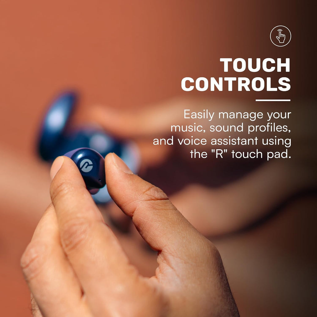 Raycon Fitness Bluetooth True Wireless Earbuds with Built in Mic 56 Hours of Battery, IPX7 Waterproof, Active Noise Cancellation, Awareness Mode, and Bluetooth 5.3 (Green)
