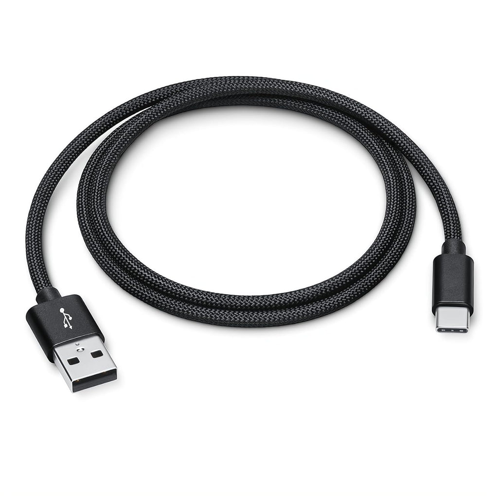 TV Remote USB C Charger Cable for Apple TV Remote 3rd/4th Gen, Siri Remote 3rd, MFi Certified Woven USB A to USB-C Cord Fast Charging for Samsung Smart TV Remote Control, Type C Charge Wire - Black
