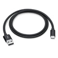 [1ft 2-Pack] Black USB C Cable for iPhone 16 Charger MFi Certified Woven USB-A to USB-C Cable Fast Charging for Apple 16 Pro Max/16/15 Pro Max/16Plus/15Pro/AirPods Pro, Car CarPlay USBC Cord Wire