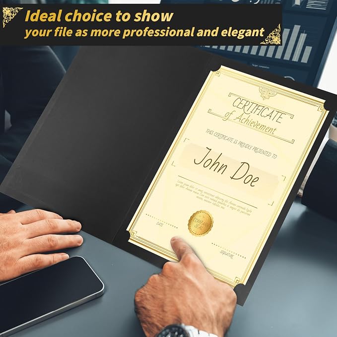 Oleitodh 110 Pcs Certificate Holders Bulk, Document Covers - Image 5