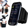 Cikyner Running Armband, 3 in 1 Running Phone Holder Sports Armband Bicycle Phone Holder 360° Rotatable & Detachable Running Phone Armband for 4.5-7'' iPhone Huawei for Gym Running Hiking