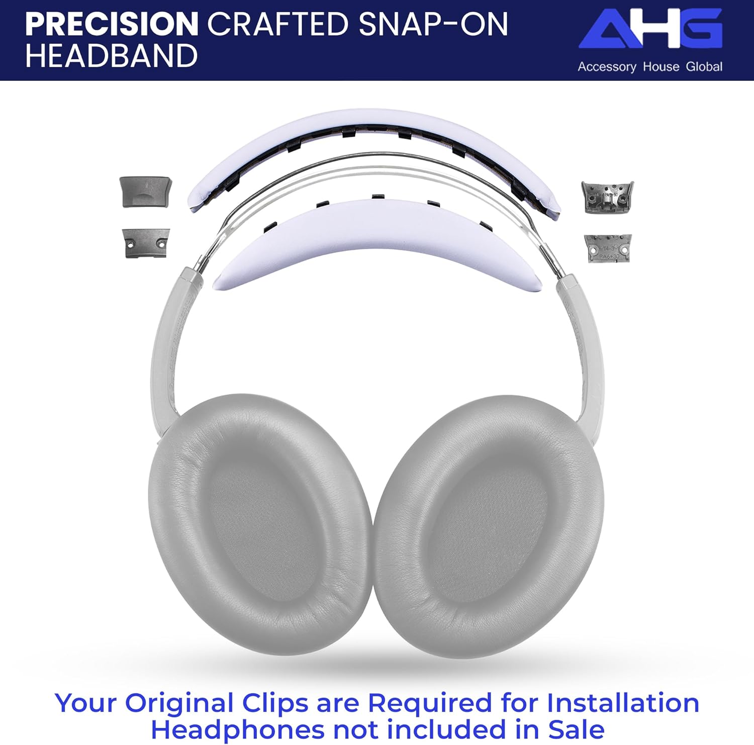 Replacement QC Ear Pad and Headband Pad Kit Cushion. Compatible with Bose QuietComfort (2023) QC45 QCSE QC35 II Wireless Noise Cancelling Headphones (Lilac) Easy DIY Fit
