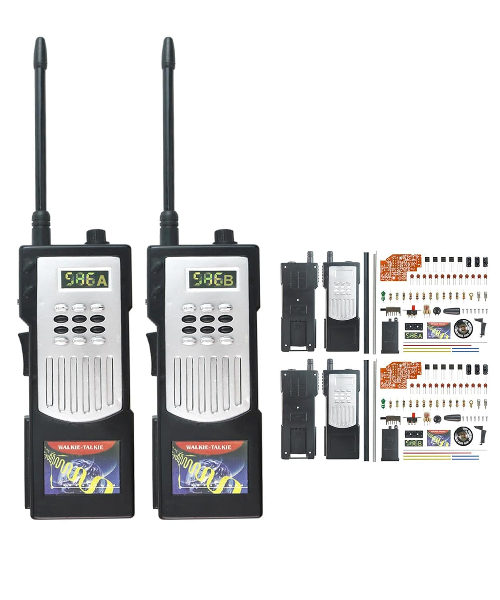 Soldering Practice Kit DIY Walkie-Talkie Interactive Game Plug-in Circuit Kit Electronics Projects Soldering Kit Welding Skills Learn Soldering Kit for Beginners