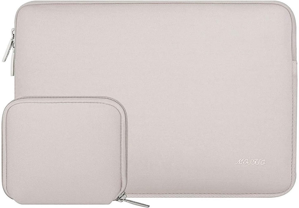 MOSISO Laptop Case 14 inch, 14 inch Laptop Sleeve Bag Compatible with HP Lenovo Dell ASUS Acer, HP Stream, Dell Latitude, Lenovo IdeaPad, Neoprene Computer Sleeve Bag with Small Case, Rock Gray