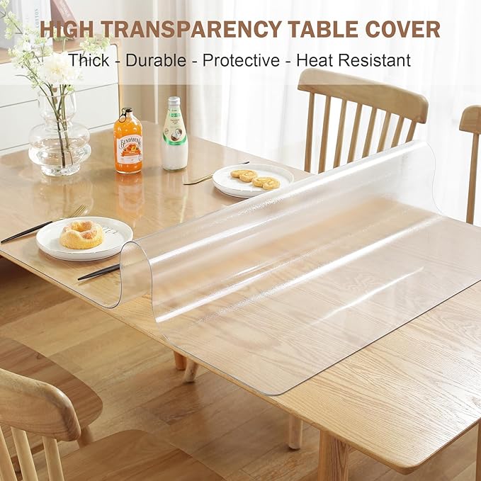LovePads Frosted Desk Mat 30 x 72 Inch, 1.5mm Thick Frosted Table Protector - Image 2