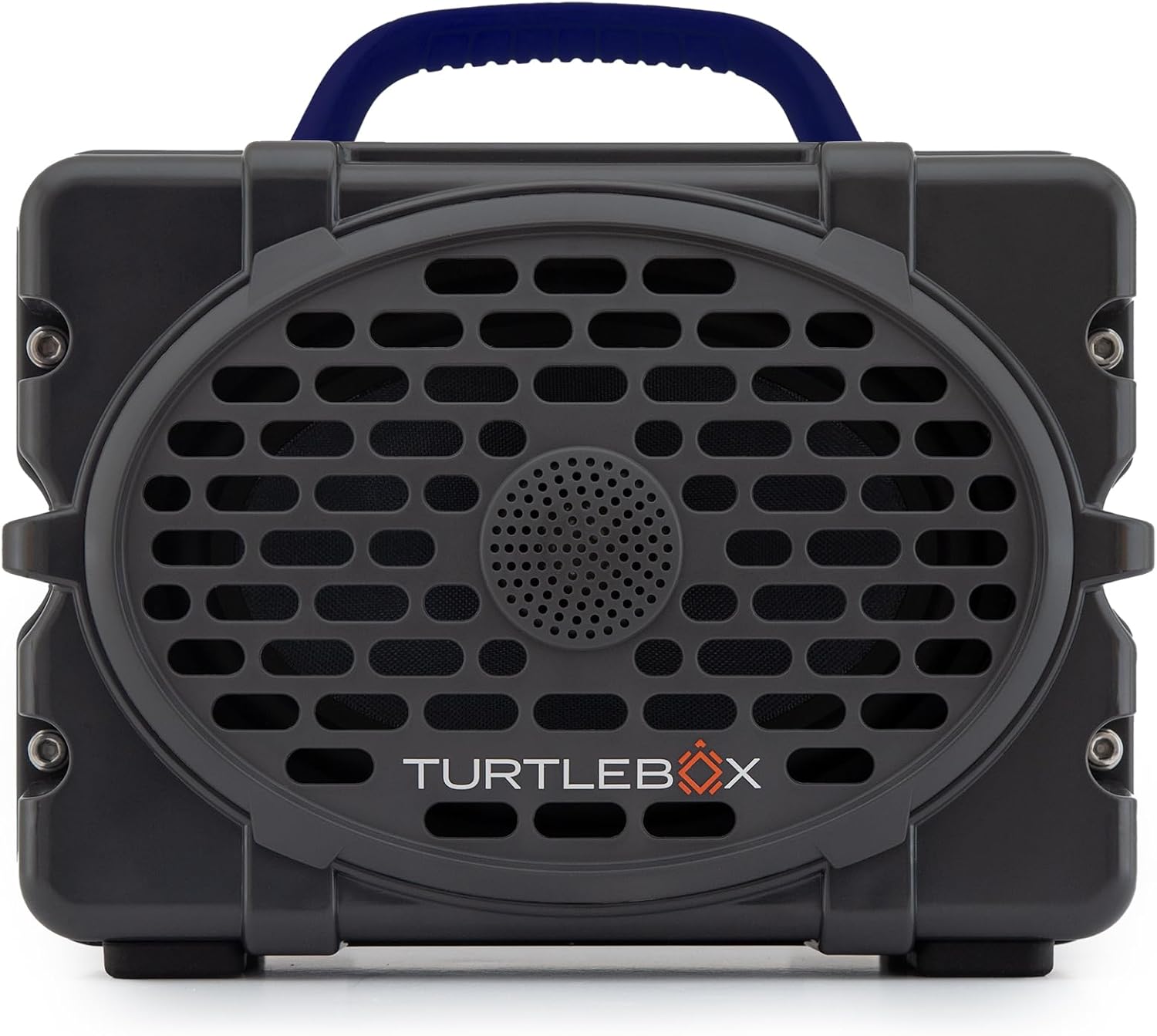 Turtlebox Original Gen 3: Portable Outdoor Bluetooth Speaker – Ultra-Loud (120dB), Waterproof (IP67), Rugged, Impact-Resistant, 3-Day Battery | Party Mode: Unlimited Pairing Stereo, Gray/Navy