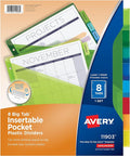 Avery Insertable Plastic Dividers by Avery