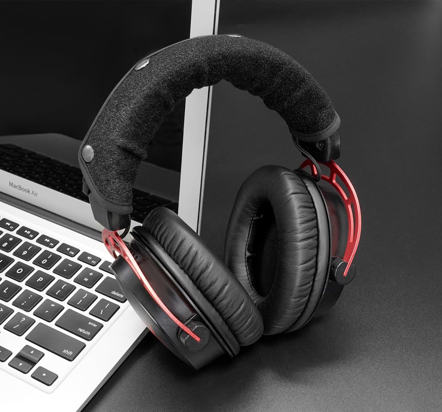 GVOEARS Premium Replacement Ear Pads for HyperX Cloud 1/2/3/Pro/Core/Alpha/Alpha S/Alpha Pro/Flight/Flight S/Stinger, CloudX Stinger Headset & More, Softer Protein Leather, High-Density Foam - Black