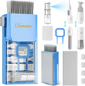 Laptop Cleaning Kit, All in 1 Keyboard Cleaning kit for MacBook iPad iPhone, Compact Keyboard Cleaner with Brush and Spray for Tablet, Airpods, Earbud, Computer Screen, PC Monitor, SkyBlue