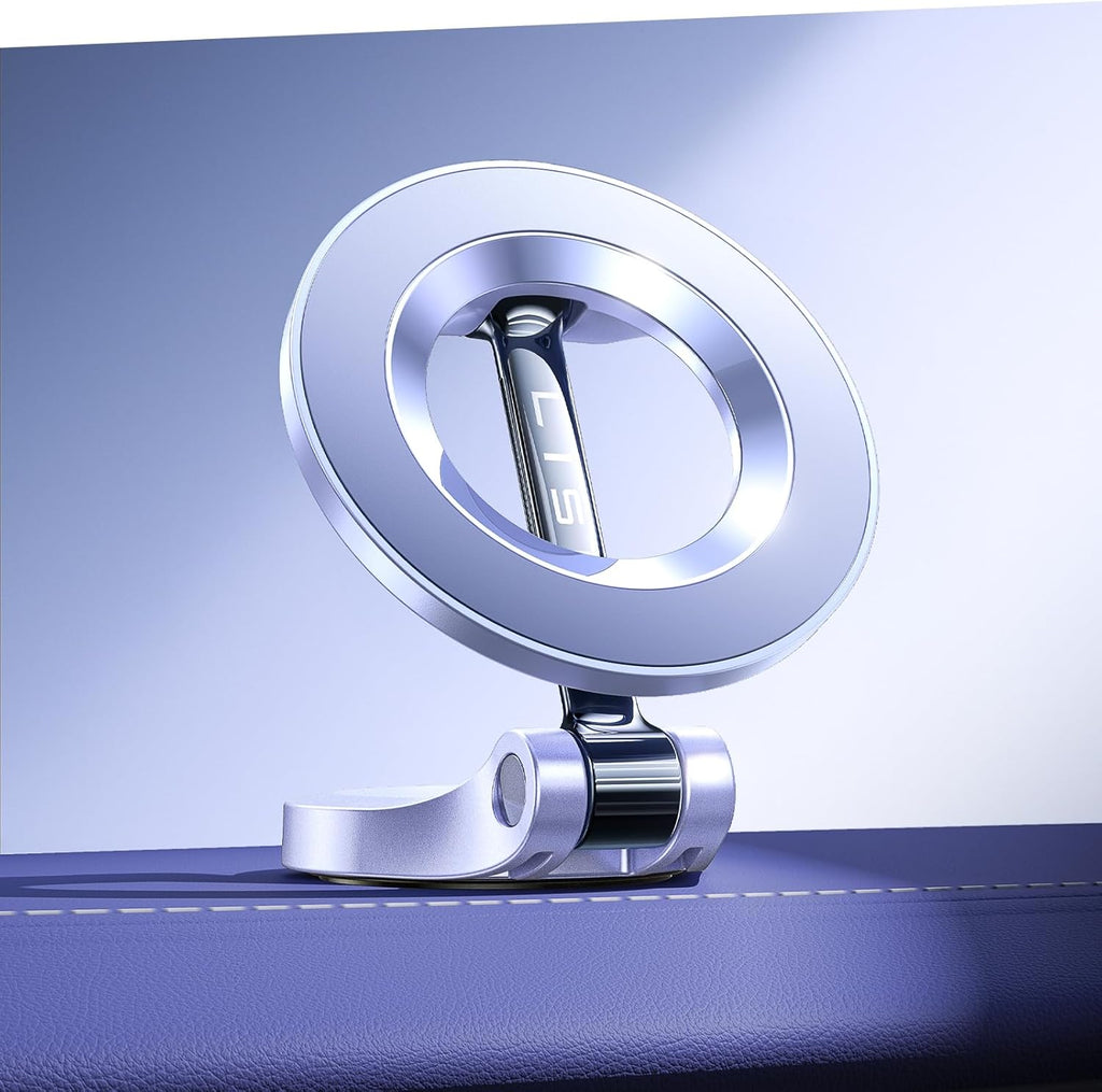 LISEN for Magsafe Car Mount, Ultra Magnetic Dashboard Phone Holder, Car Accessories for iPhone 16 Pro Max,Gifts for Men Women Him Her, Fit for iPhone16 Pro/Pro Max 15 14 13 12, Cold Brew Purple