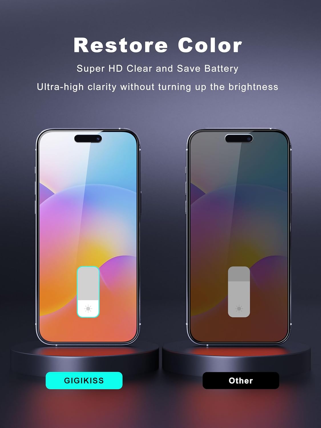Compatible for iPhone 16 Pro Max Privacy Screen Protector 6.9 inch, Anti Spy Anti Blue Light HD Tempered Glass Screen Protector Easy Installation, Case Friendly, 2 Pack Black