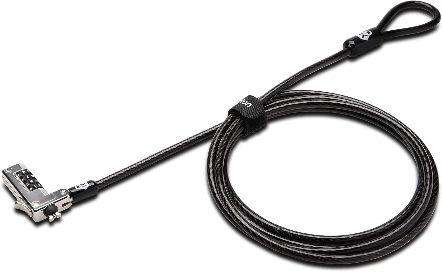 Kensington NanoSaver™ Combination Laptop Lock, Resettable Computer Security Locking Cable for Ultra-thin Laptops for HP Lenovo Asus Acer, Resettable 4-wheel Number Code (K60603WW)