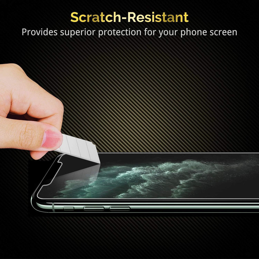 UNBREAKcable Tempered Glass for iPhone 11 Pro Max/XS Max [6.5 inches-2 Pieces] 9H Hardness Screen Protector Film/2.5D Double Defence Screen Protector – [Anti-Scratch, Anti-Fingermarks, Bubble Free]