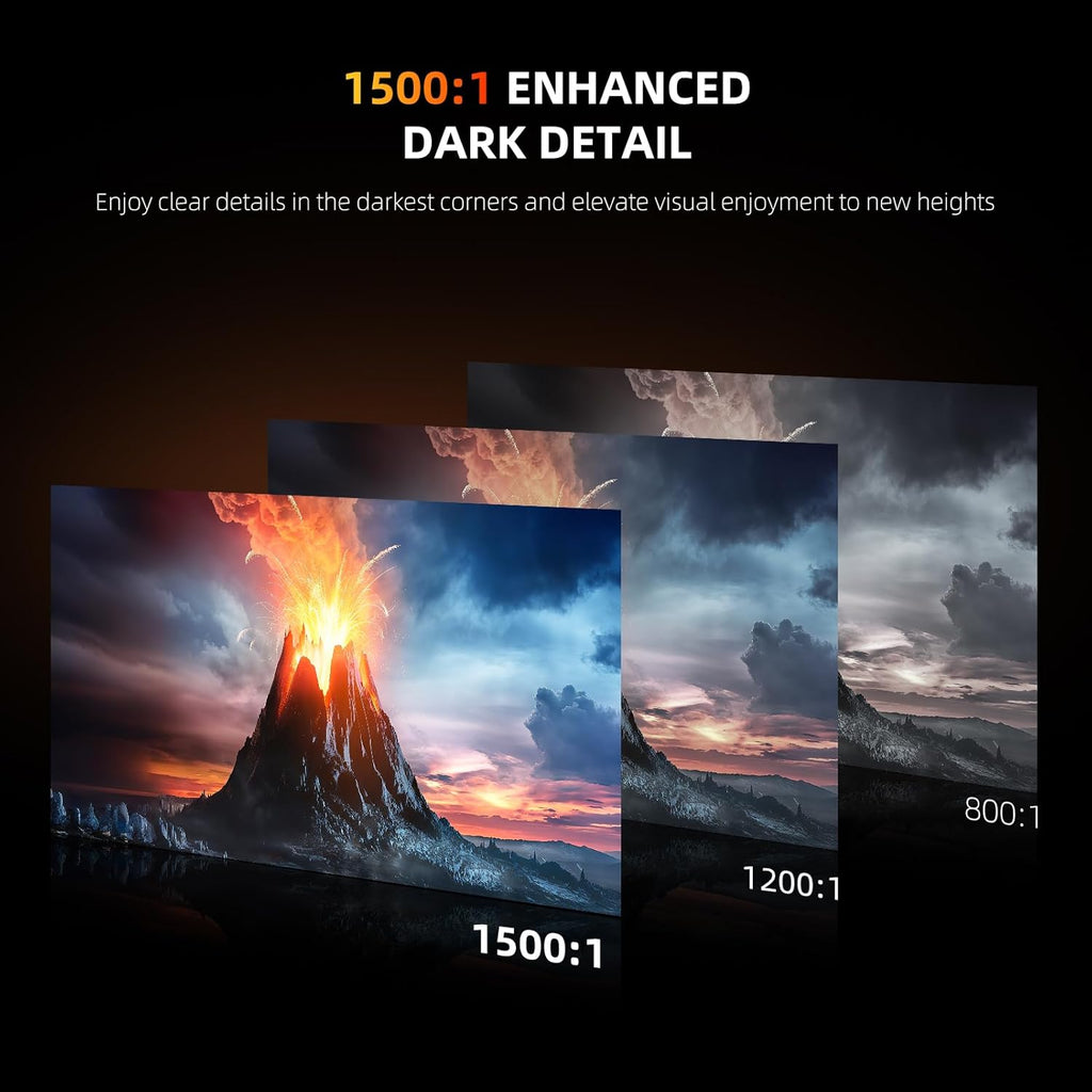 UPERFECT Portable Monitor 4K 23.8" | 400 Nits 24" Large Monitor | 3840 * 2160 UHD 125% sRGB | 1MS FreeSync | USB-C & HDMI | VESA & Kickstand | Second Screen for Computer, Mini PC, Game Consoles