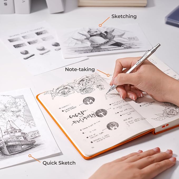Nicpro 0.9 mm Metal Mechanical Pencil Set - Image 6