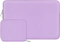 MOSISO Laptop Case 15 inch, 15 inch Laptop Sleeve Bag Compatible with MacBook Air 15 M4 A3241 M3 A3114 M2 A2941 2025 2024 2023, Dell XPS 15, Neoprene Computer Sleeve Bag with Small Case, Purple
