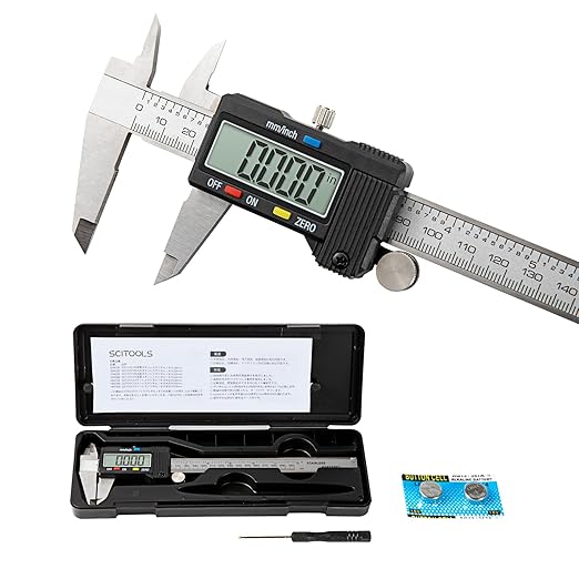 Digital Caliper 0-12" Measuring Tool by SCITOOLS